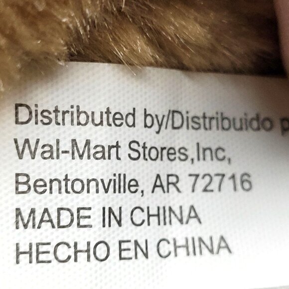 Walmart Brown Plush Bunny Rabbit 10" Stuffed Animal Realistic Easter Spring - Picture 7 of 9